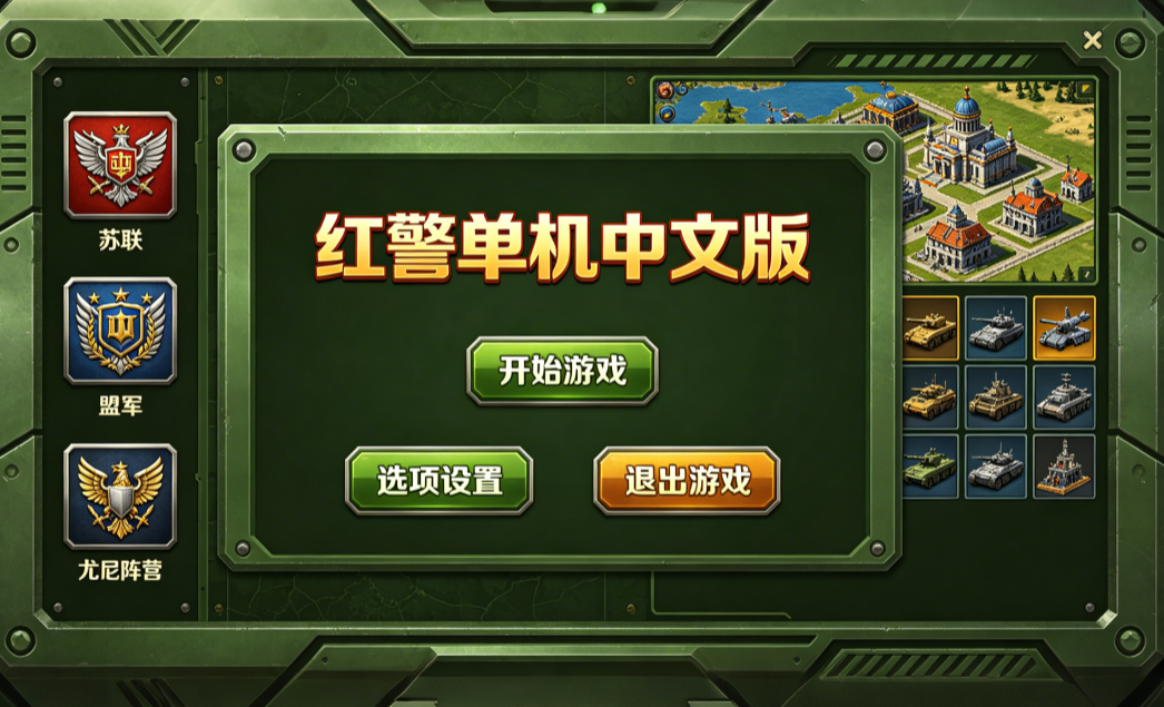 红警单机中文版原版画面
